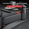 AAAQK1 Leather Car Seat Sewn Gap Crevice Slot Storage Box Cup Holder For BMW E46 F30 E60 E90 F10 X5 E70 E39 E36 E87 X7 E92 E91 E28 X3 X