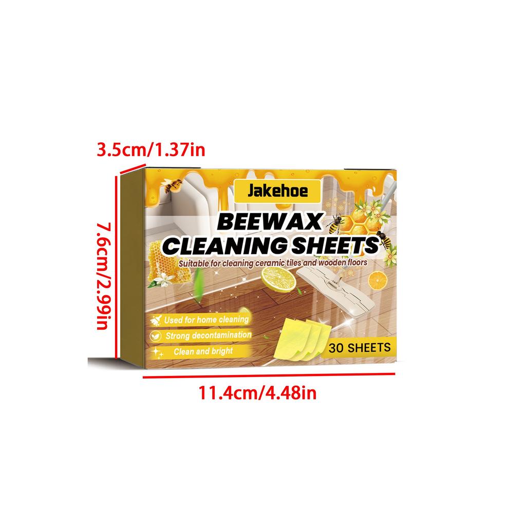 30/60pc Cleaning Sheets for Powerful Decontamination-Suitable for Home Cleaning,Strong Decontamination and Restoring Floor Gloss