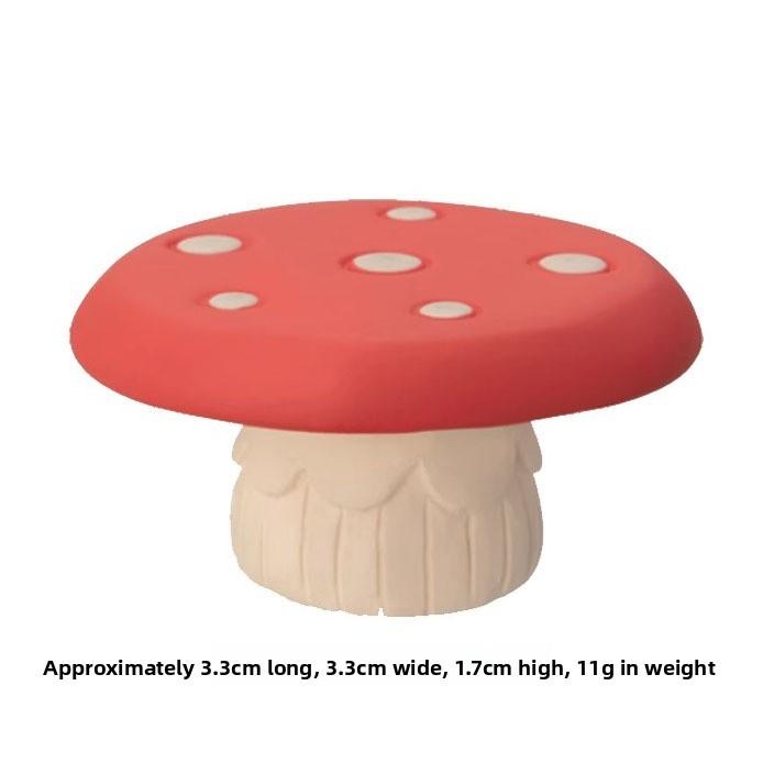Christmas Resin Art Toys With Festive Mushroom And Cat Designs For Gift Giving