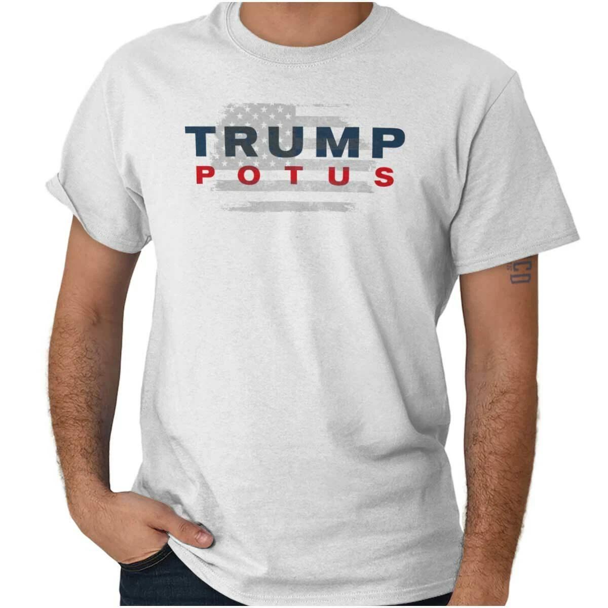 Vote Donald Trump POTUS USA President 2024 Womens or Mens Crewneck T Shirt Tee XS