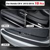 For Honda CR-V CRV 2012-2025 Car Door Sill Scuff Stickers Trunk Panel Guards Protector Trim Anti-scratch Exterior Parts Decor