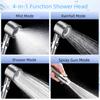 Hot Sale Pressurized High-Pressure Shower Head Handheld Visual Window Massage Shower Head Hose Base Filter Shower Head Home Use