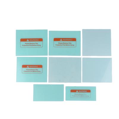 Lot de 5 plaques de protection en plastique(PC) Couverture Masque de Soudure à Assombrissement Automatique Verre de Protection pour Soudure Filtre de Rechange