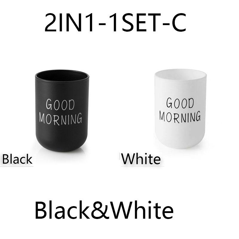 Portable Couple Toothbrush Washing Mouth Cups Plastic Home el Tooth Brush Holder Bathroom Accessories Mouthwash Storage Cups