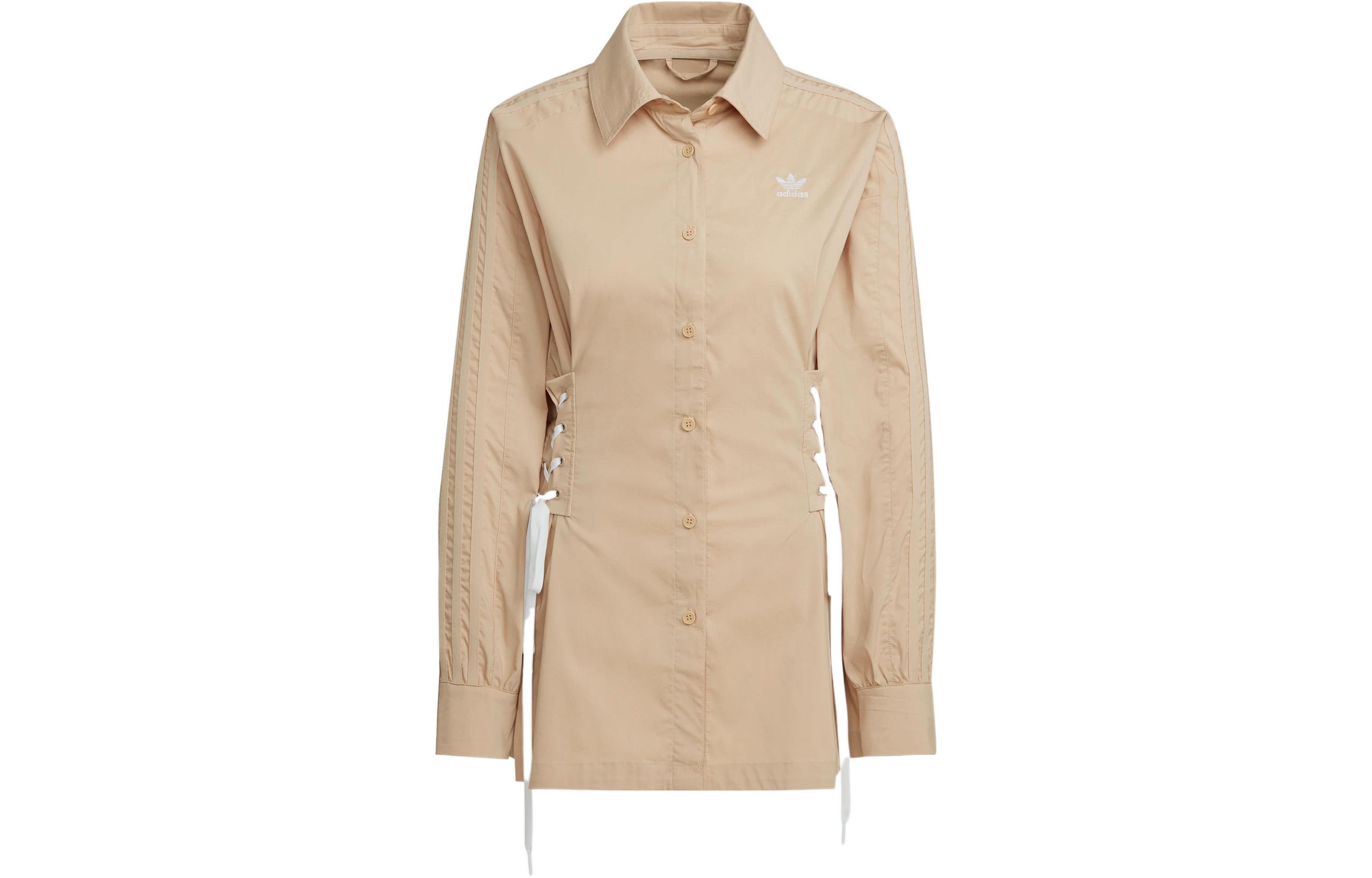 Adidas Originals Shirt Women s Khaki HK5081 M-L
