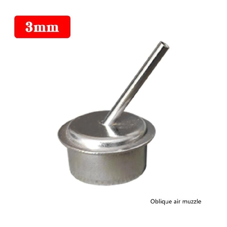 3/4/5/7/8/10mm Bent Curved Heat Nozzle Set for Quick 861 Rework Station - 6pcs