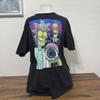 Rick and Morty Graphic T-Shirt Black Size L