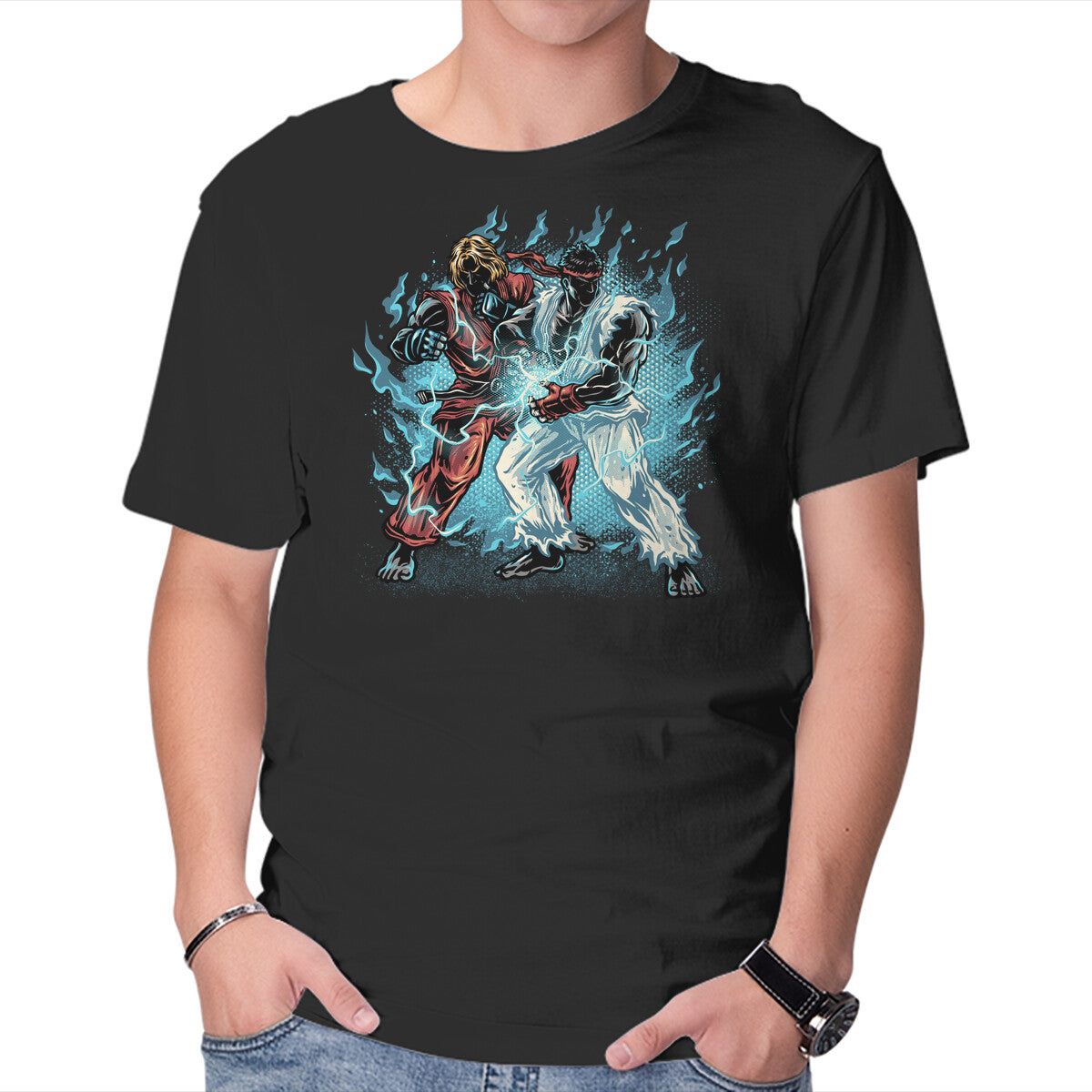Unisex Crew Neck T-Shirt Time For Battle Graphic Short Sleeve Casual Tee S