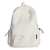 Schoolbag Simple Versatile Solid Color Backpack Men's and Women's Casual Nylon Backpack Japanese High School Student School Bag
