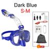 OLIKEI 3-in-1 Scuba Snorkeling Masks for Adults Kids Anti-Fog Leakproof Diving Mask Swimming Goggles Free Breathing Diving Glasses