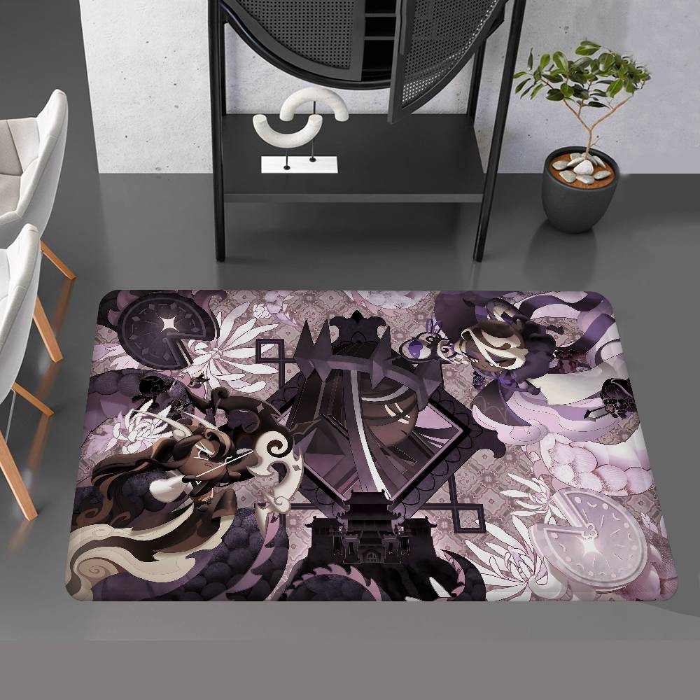 Mobile Game Cookie Run Kingdom Floor Mat INS Style Soft Bedroom Floor House Laundry Room Mat Anti-skid Household Carpets