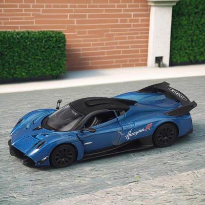 Pagani Huayra R Superautomobilis 5 colių metalinis automobilis Simuliacinis lietas ir žaislinis transporto priemonė RMZ city 1:36 lydinio modelis Pull Back Car