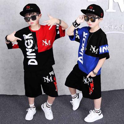 Sommer T Shirt + Shorts Anzug Kinder Kleidung Baumwolle Casual Kinder Kleidung Jungen Set Kleidung Teenager