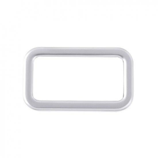 2PCS Rear Door Switch Cover Trim Matte Silver Tailgate For Benz GLK 2009-2015