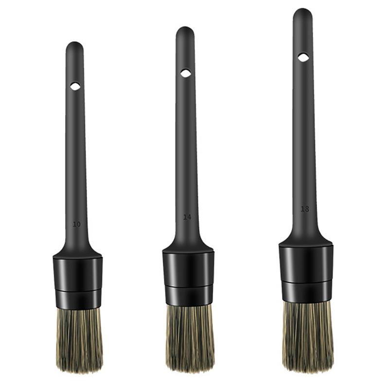 

1/3 шт. автомобильные щетки набор щеток для детализации автомобиля мягкая щетина для щетки для чистки автомобиля