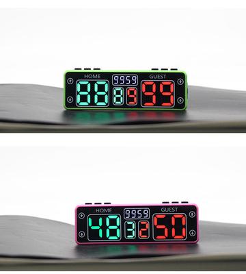 Portable Small Multiple Color Multifunctional Digital Scoreboard for Basketball Volleyball Chess Poker Games Scoring LED Display