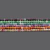 6mm Faceted Yunnan Seven-Color Jade Beads, Natural Stone DIY Jewelry Accessories, Semi-Finished Loose Beads