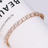 MxGxFam ( 19.3 Cm X 6 Mm ) 585 Gold Plated Micro Full Zircon Bracelets for Women Men Fashion Jewelry