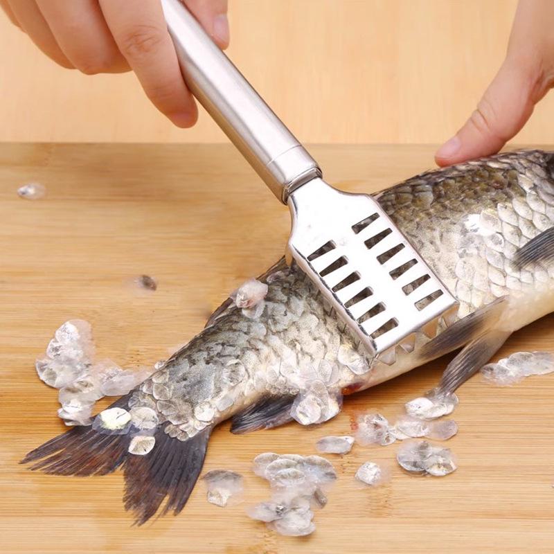 Stainless Steel Fish Scale Scraper and Multifunctional Knife