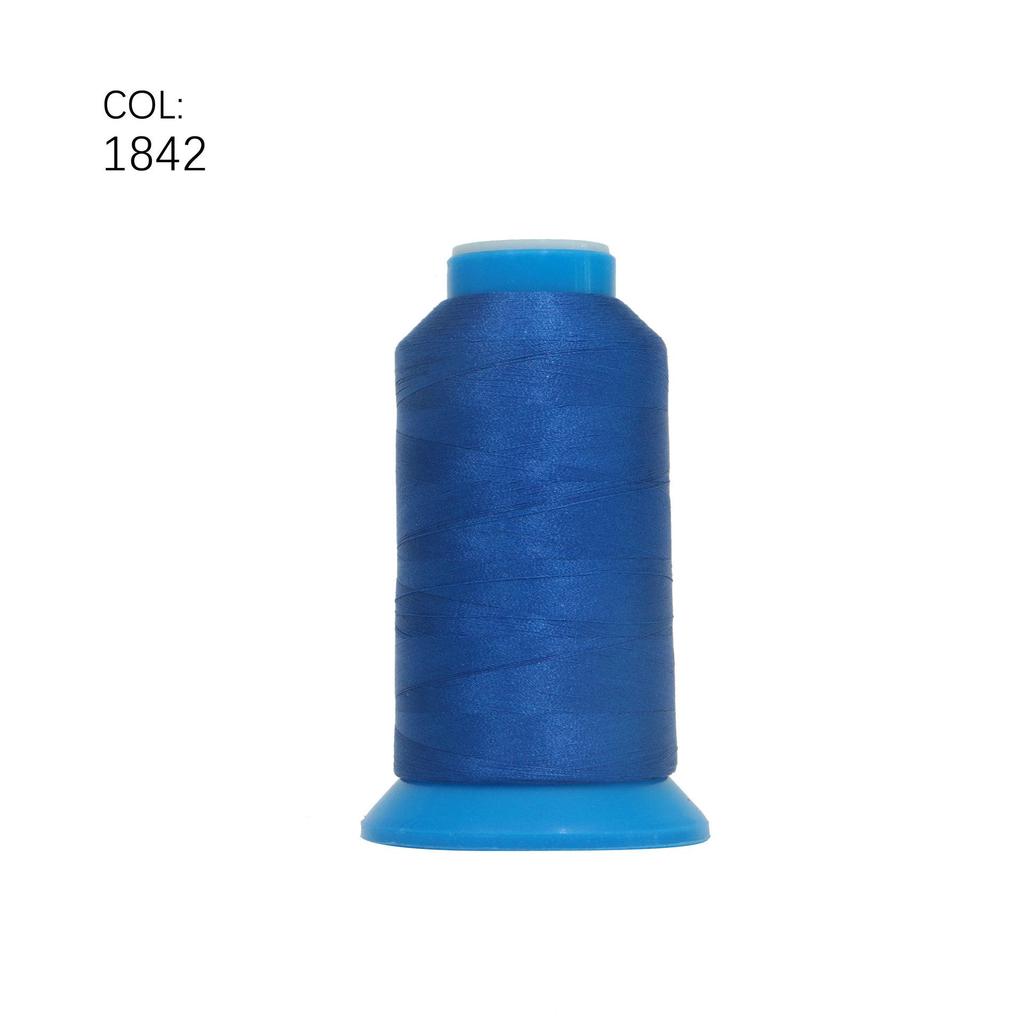 Linha de Bordado 75D/2 de Poliéster Ultrafino de Alta Resistência - 80 Cores, 4000 m