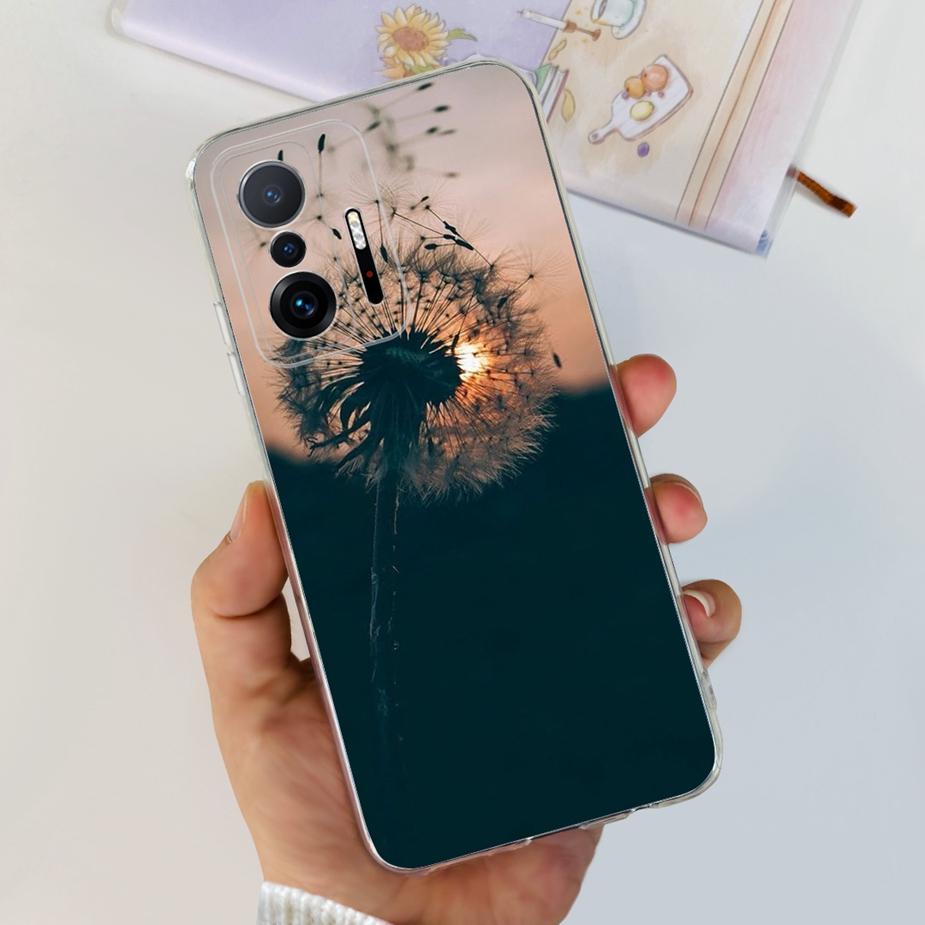 For Xiaomi 11T Pro Case New Fashion Back Cover Silicone Soft TPU Phone Case For Xiaomi Mi 11T Pro 11TPro Mi11T Full Coque Bumper