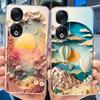 Para Honor 90 / Honor 90 Lite 90 Pro 90 Smart Case Funda de Silicona Suave Elegante de Lujo Hermosa Flor de Cerezo Fundas Tapa Transparente