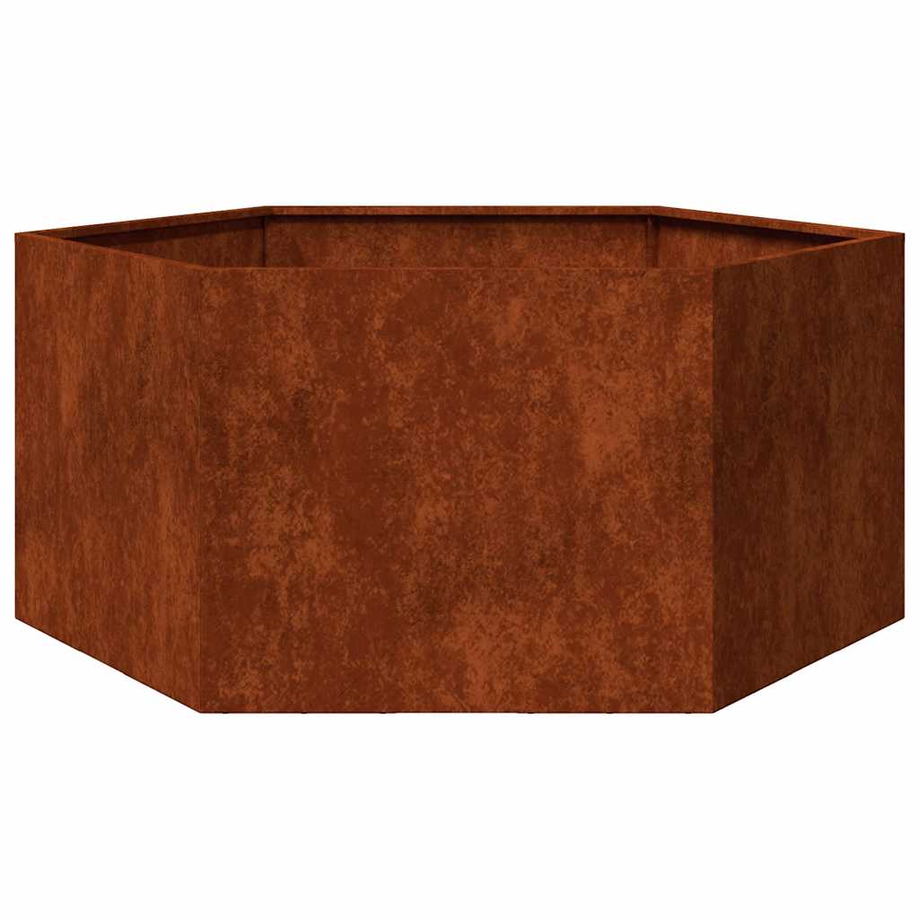 Rustic Planter Box 90x90x45 Cm Corten Steel