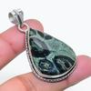 Natural Kambaba Jasper Gemstone 925 Sterling Silver Jewelry Pendant 1.97" AP-15868