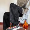 Corduroy Dirty Pants Men's Autumn and Winter Style Retro High-end Loose Straight Casual Trousers