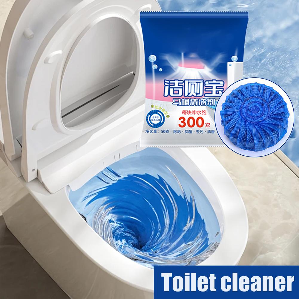 Automatic Toilet Bowl Cleaner Tablets Drain Tank Cleaning Bathroom Remover Deodorization Stain L8J3