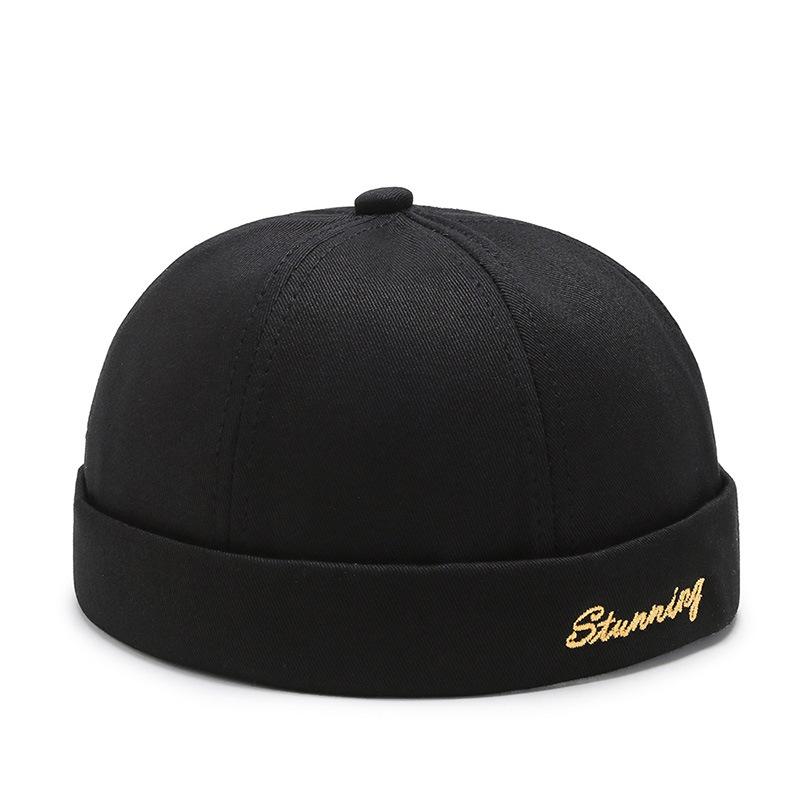 

Мужская хлопковая шляпа Snapback в стиле хип-хоп, женская летняя кепка-дальнобойщик чёрный