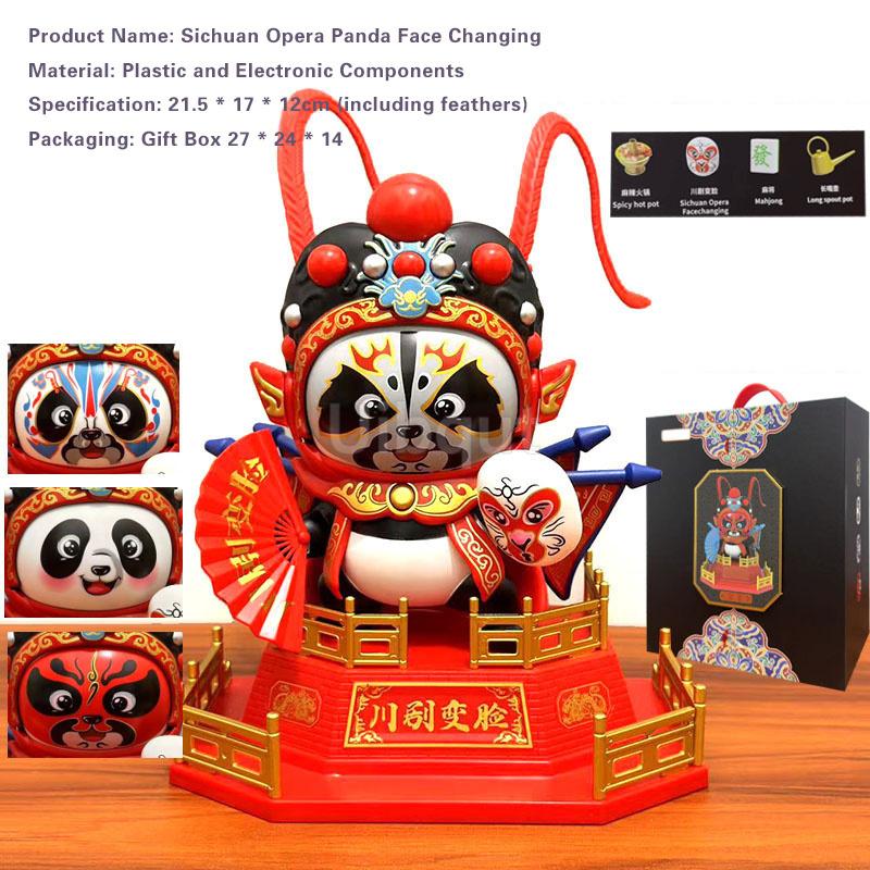 Doll ornament Masked Doll Sushi Tourist souvenirs children's gift Chinese traditional doll Face-changing in Sichuan Opera