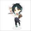 10CM Anime Genshin Impact Figure Stand Model Xiao  Cute Desk Decor Standing Sign Gifts