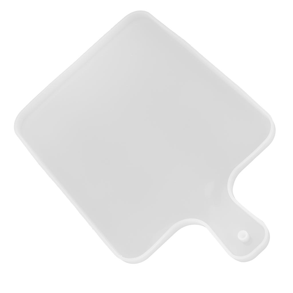 Silicone Tray Mold with Handle DIY HandMade Epoxy Resin Casting Coaster Fruit Dinner Plate