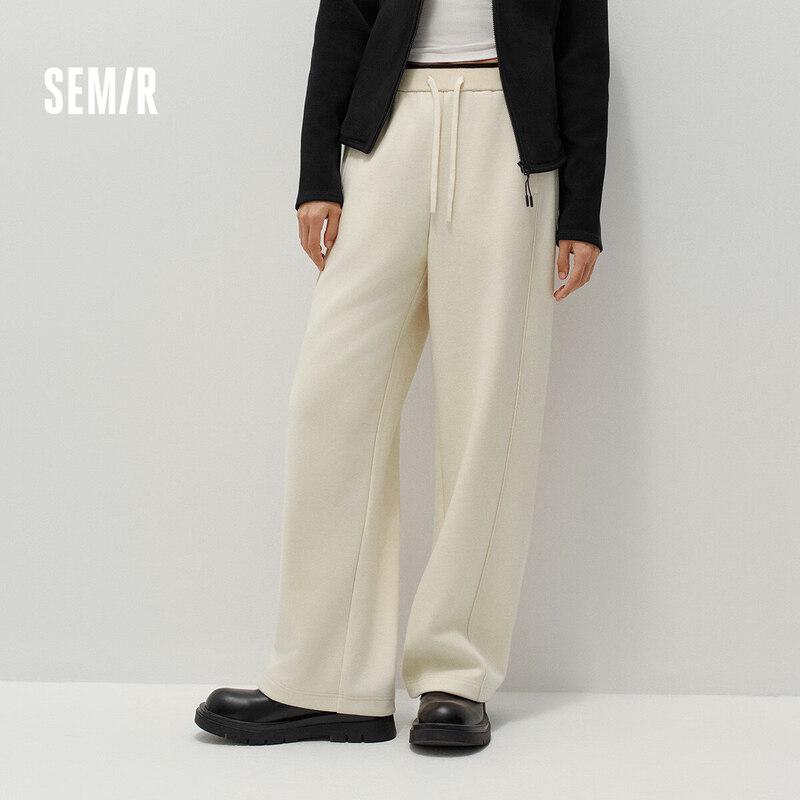 Semir Women's Winter Wide-Leg Casual Pants