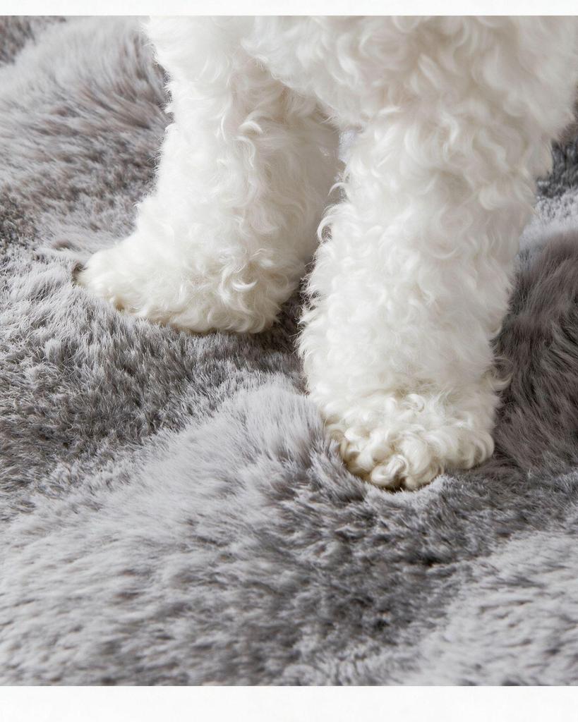Non-slip Washable Bubble Rabbit Pet Nest - Warm Plush Mat for Cats and Dogs