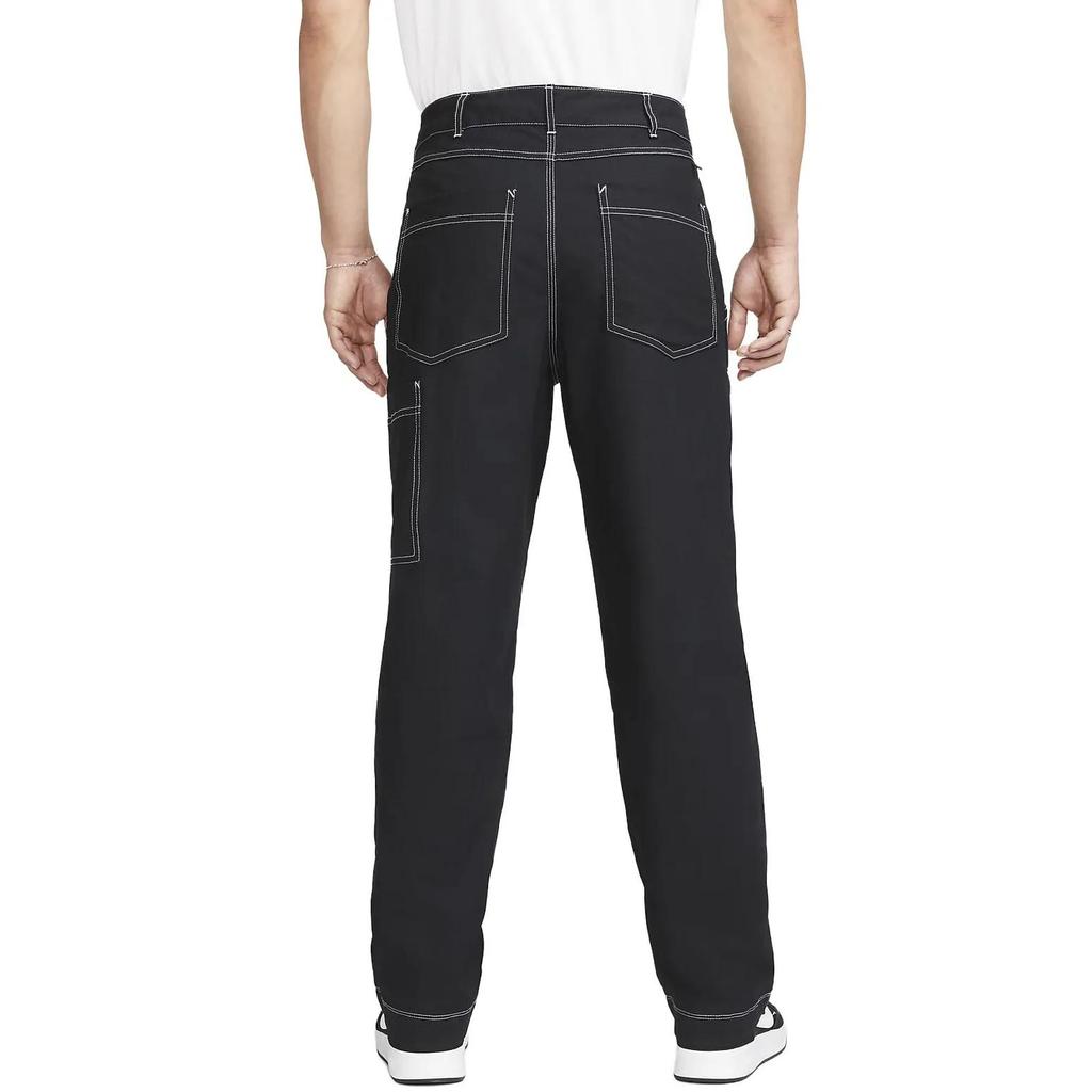 Nike Casual Pants Men's Black Moderate Straight Fit Pants (Unisex) Casual Pants FB8429 010
