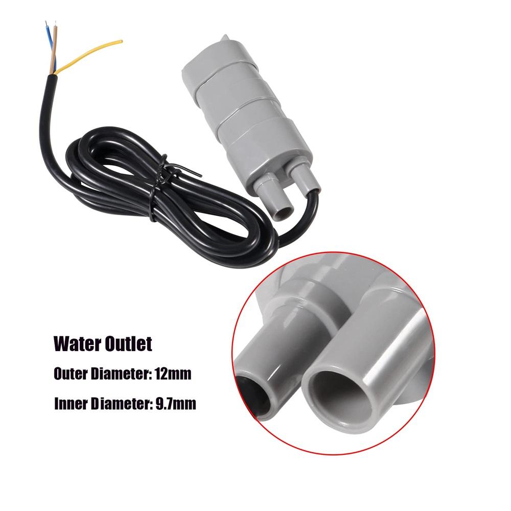 12V Submersible Water Pump Camper Motorhome High Flow Whale Pump 1000L/H 5M High Quality Durable Engineering Plastics Pump