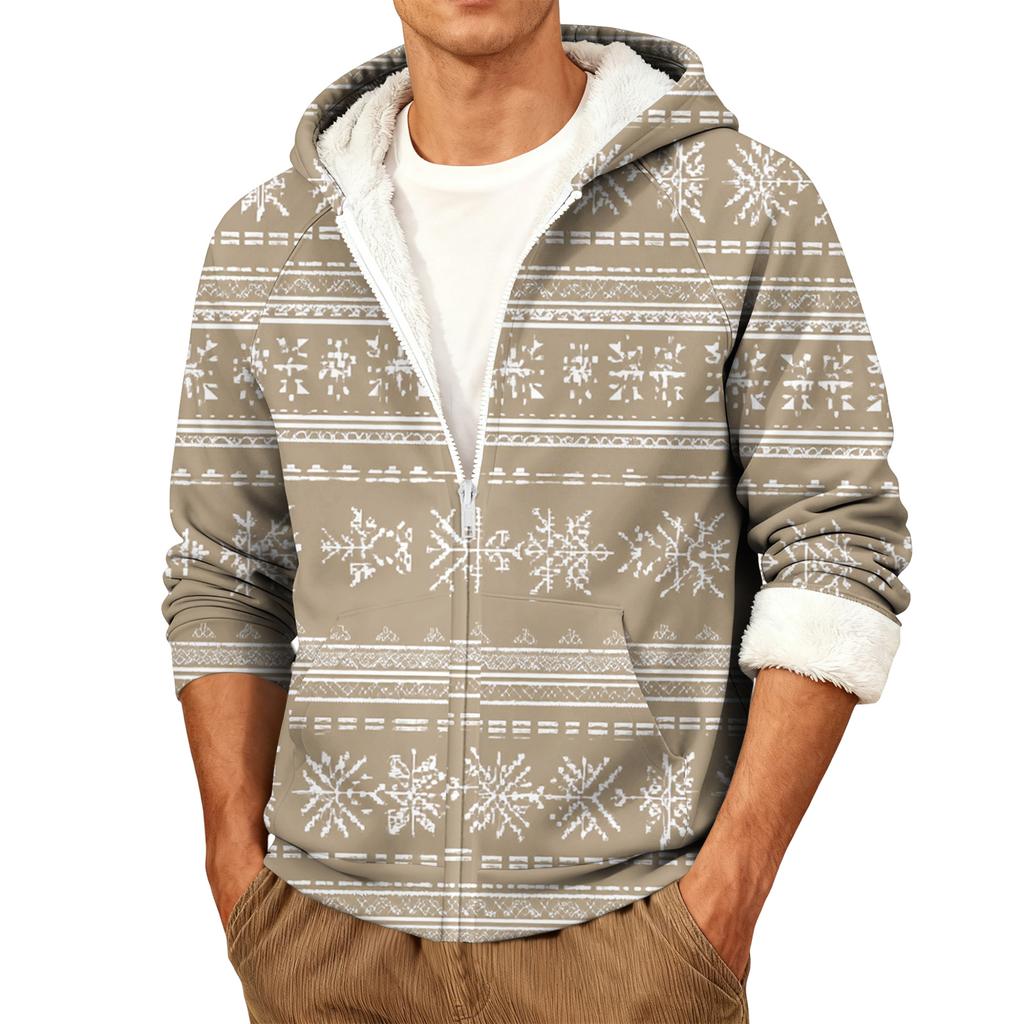 Men's Casual Warm Hooded Jacket