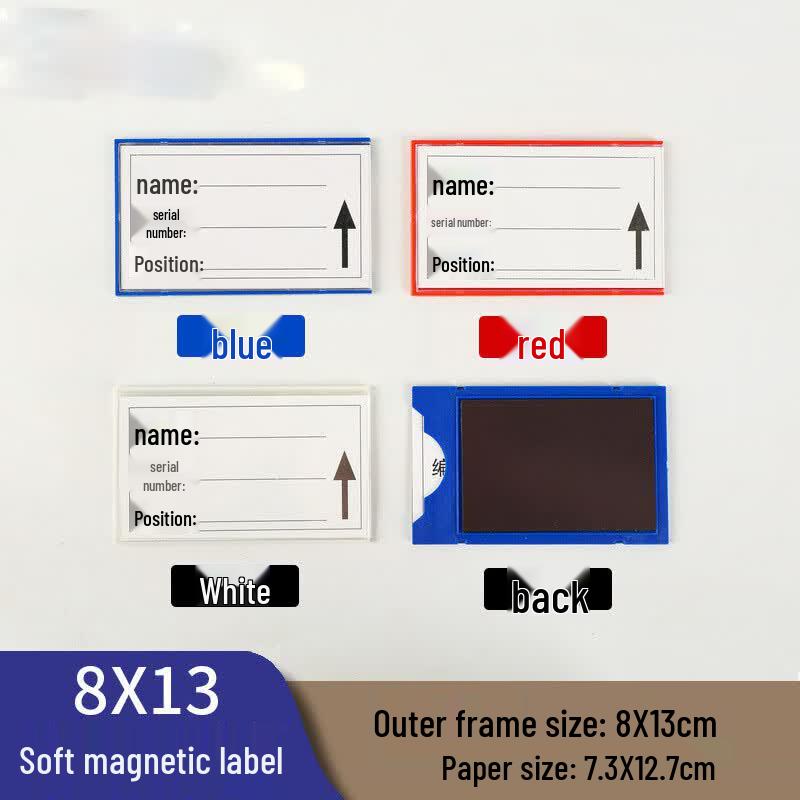 Soft Magnetic Shelf Labels & Inventory Tags