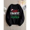 Women's Festive Santa Claus Fleece-Lined Christmas Hoodie
