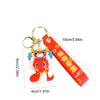 Lion Dance 2025 New Year Pendant Good Lucky Snake Key Ring Fashion Snake Keychain  Bag Charm