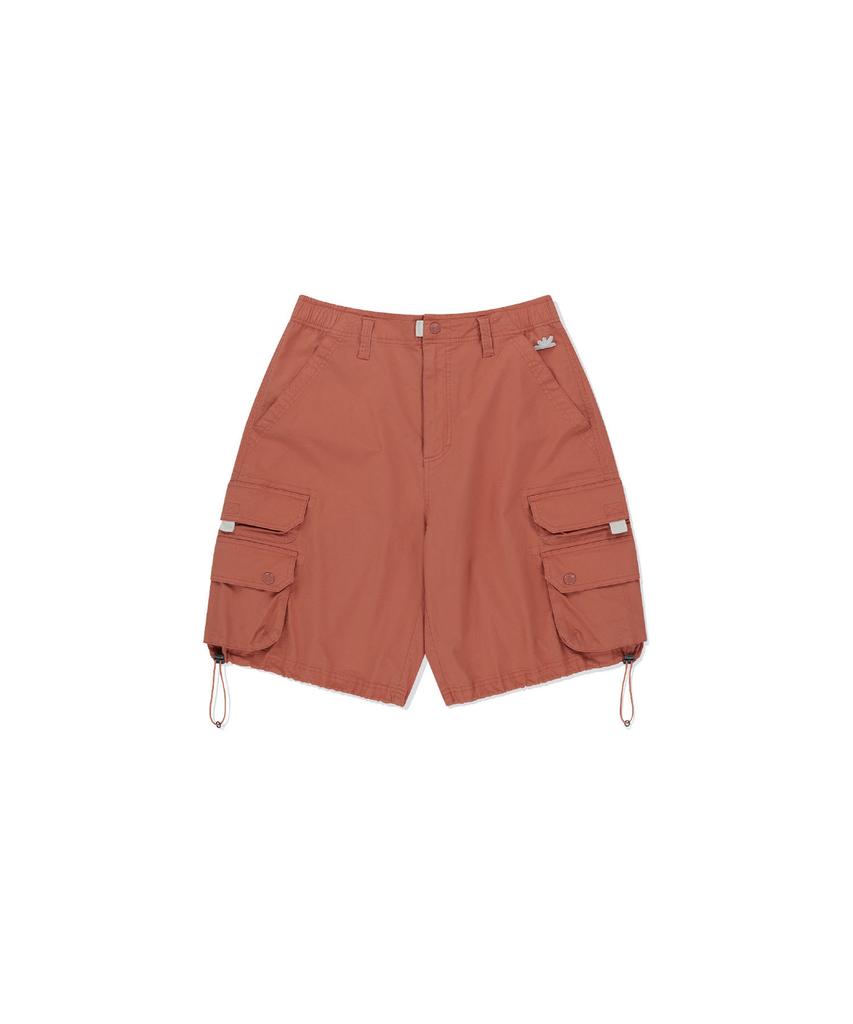 Sun Love Field Cargo Shorts Orange
