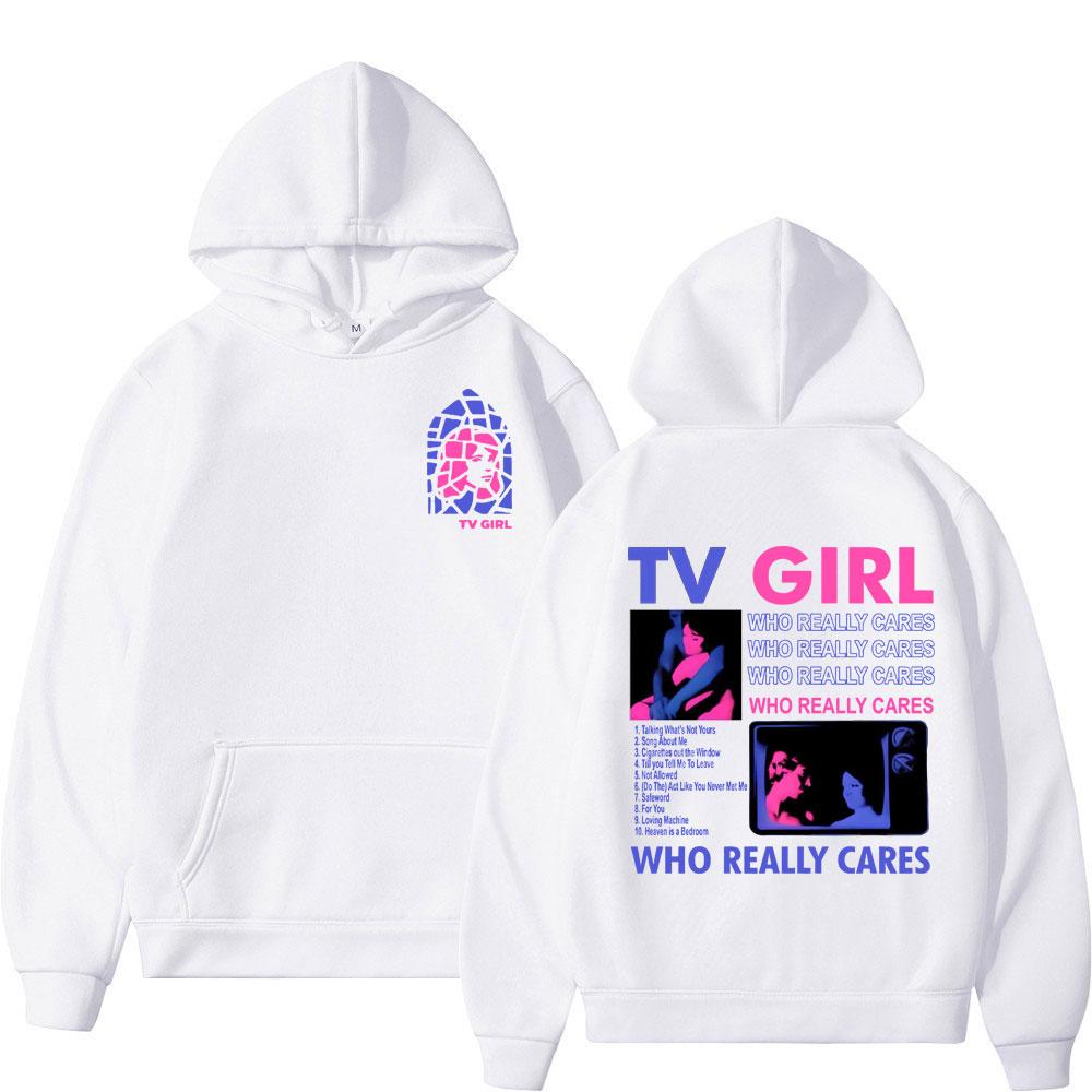 TV Girl Men's printed hoodie retro fashion Sweatshirt Harajuku Y2k hoodie