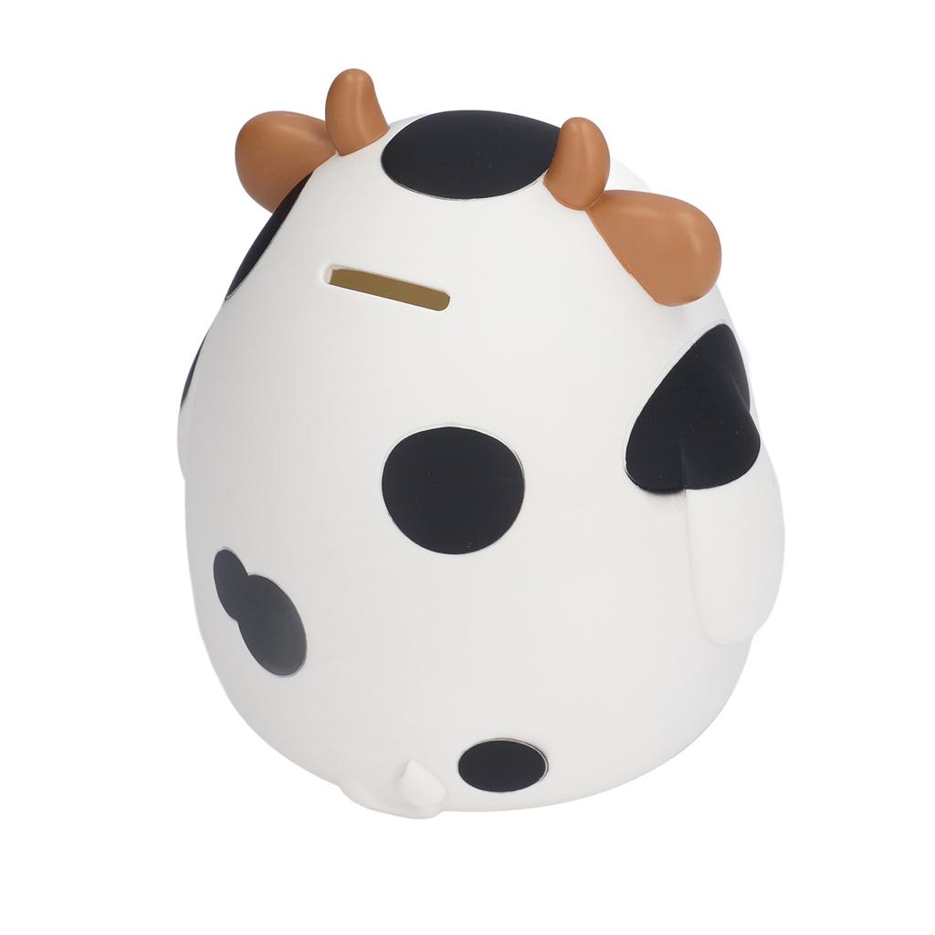 Kids Piggy Bank Cute Little Cow Cartoon Design Eco Friendly Exquisite Smooth Lines Natural Colour Coin Bank