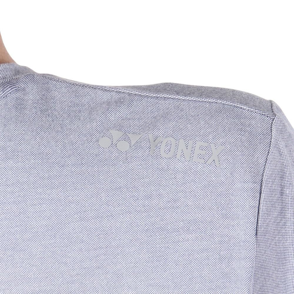 YONEX Short Sleeve Navy Blue Size L T-Shirt (Fit Style), (019),