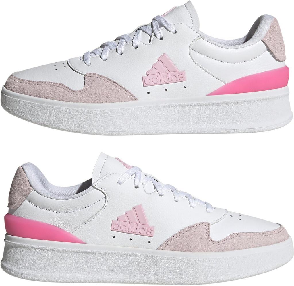 Adidas KANTANA Size Footwear, White/Clear Pink/Lucid Pink, 25.0cm