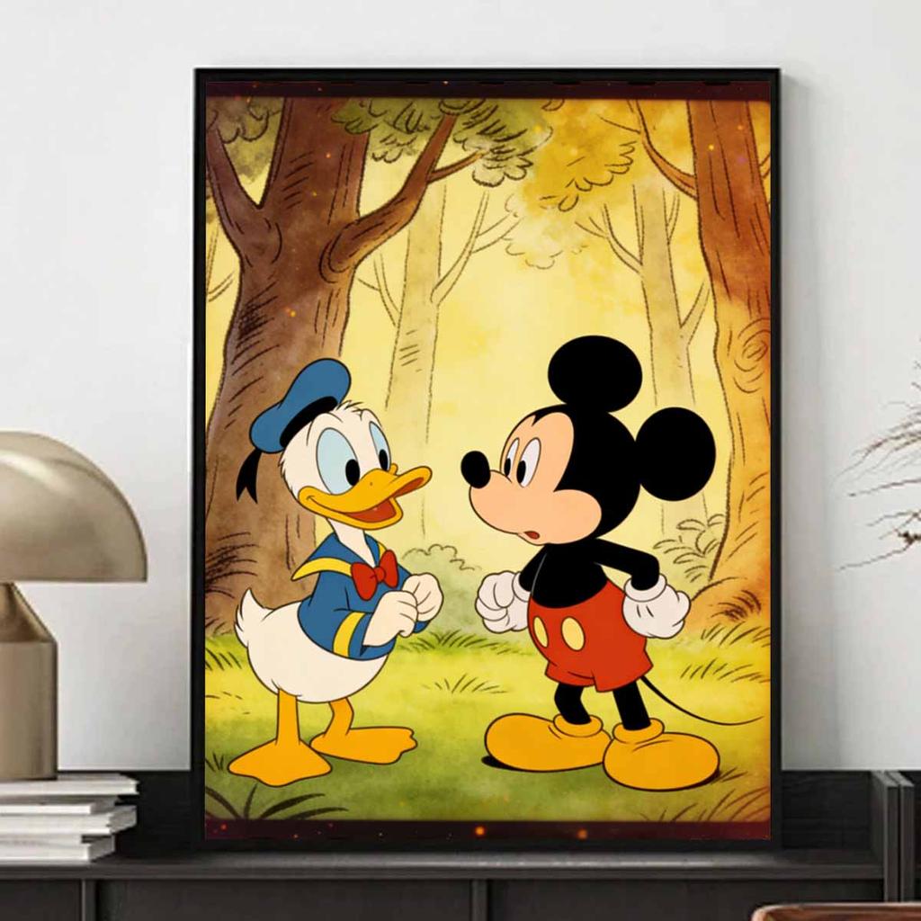 Disney Mickey Mouse and Donald Duck diamond painting mosaic art kit 5D handmade diy gift home decoration