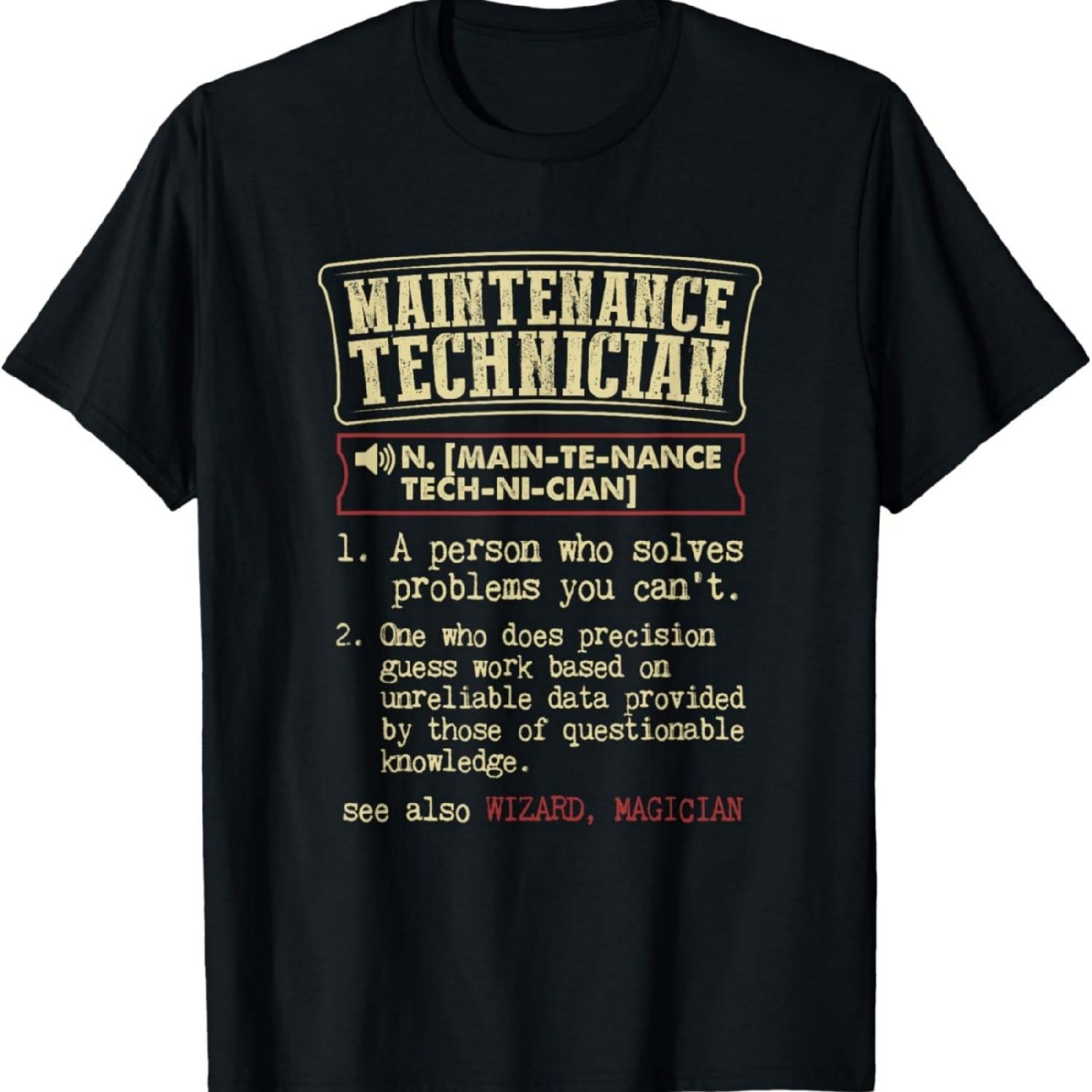 

Maintenance Technician Gift Funny Dictionary Definition T-Shirt XXXXXL різнокольоровий