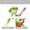 Resin Frogs Statue Guitar Frogs Figurines Statue Garden Decorations Animal Figurines Sculptures for Outdoor Indoor